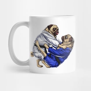 Jiu-Jitsu Pugs Mug